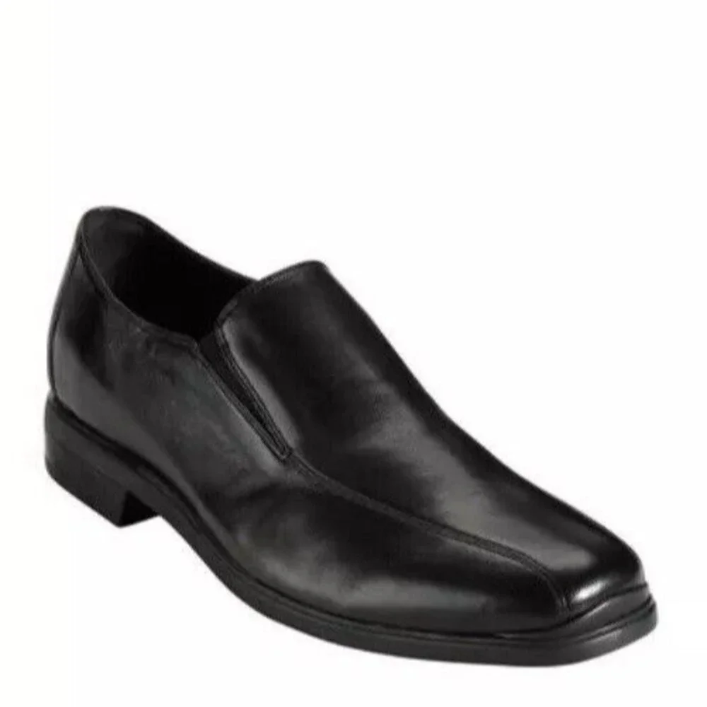 Cole Haan Mens Air Stylar Loafer Black Leather 9.5 M Dress Shoes Rts $99